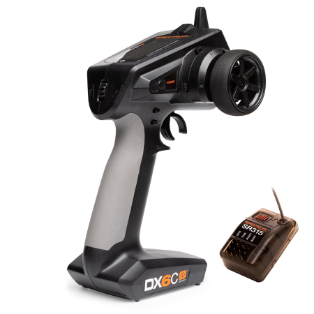 RADIO SPEKTRUM 6CH DX6C DSMR TX W/SR315 SPM6125