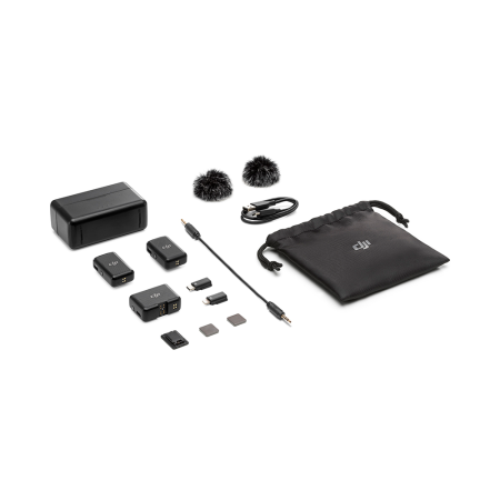 MICROFONE DIGITAL WIRELESS DJI MIC (2 TX + 1 RX + CHARGING CASE) FCC