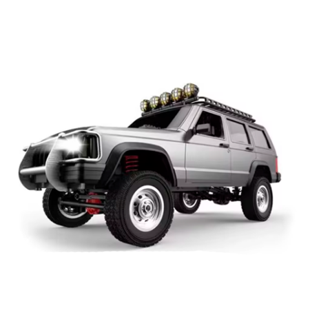 CARRO MNMODEL 1/12 JEEP THROUGH TRUCK 4WD GREY MN-78