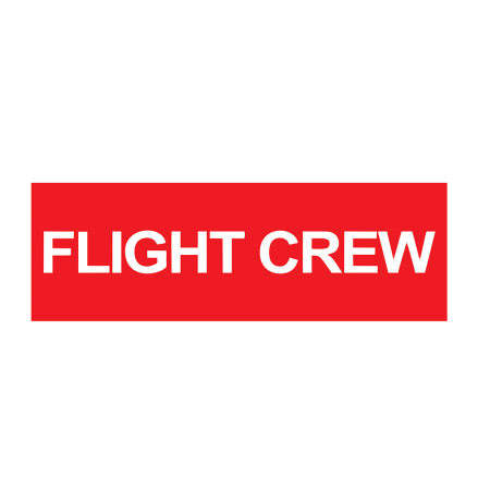 STICKER/ADESIVO FLIGHT CREW