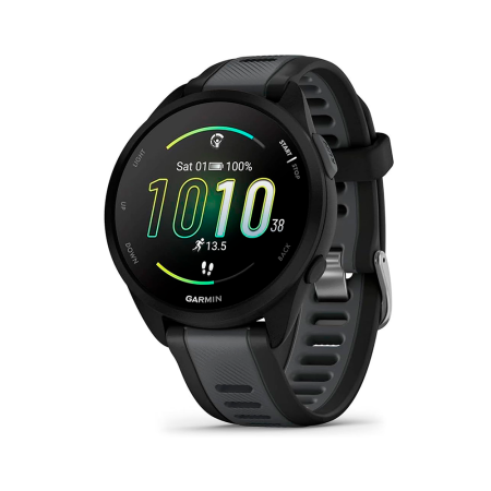RELOGIO SMARTWATCH GARMIN FORERUNNER 165 MUSIC 010-02863-30 BLACK