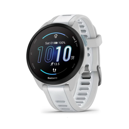 RELOGIO SMARTWATCH GARMIN FORERUNNER 165 010-02863-21 GRAY/WHITE
