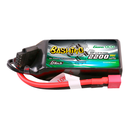GENS ACE BASHING 11.1V 2200MAH 35C 3S G-TECH DEANS PLUG