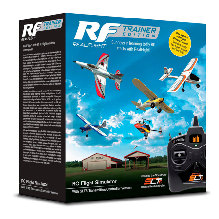 SIMULADOR REALFLIGHT TRAINER RC SLT6 SPEKTRUM CONTROLLER RFL-1211