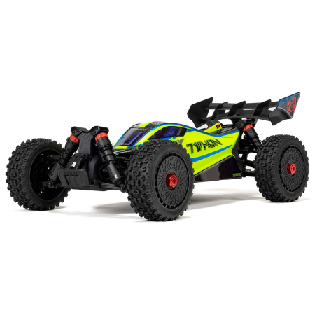 CARRO ARRMA 1/8 TYPHON 223S DSC 4WD BLX BUGGY YELLOW ARA4306V4T2