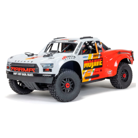 CARRO ARRMA 1/8 MOJAVE 4S 4WD BLX WHITE/RED ARA4404T1
