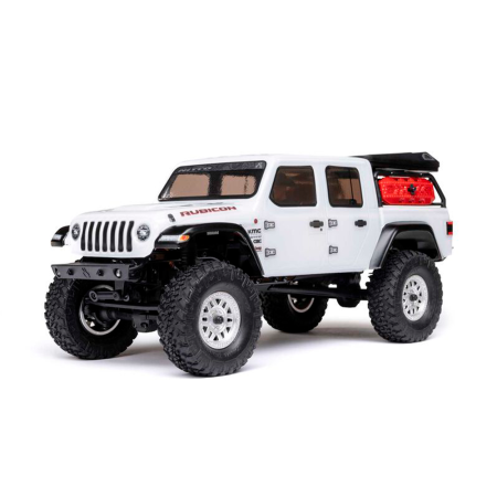 CARRO AXIAL 1/24 SCX24 JEEP JT GLADIATOR 4WD RTR WHITE AXI00005V2T4