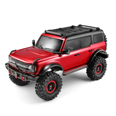 CARRO WLTOYS 1/10 JEEP CABALLO CLIMBING 11KM 4WD METAL RED 104020