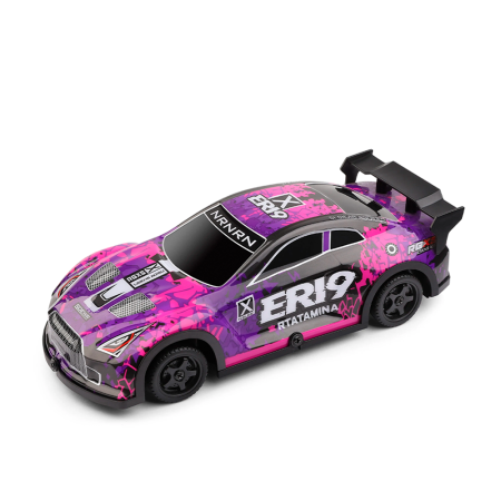 CARRO WLTOYS 1/22 ER19 RTATAMINA RACING 4WD LED SHELL 15KM PINK 22206