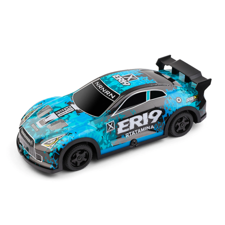 CARRO WLTOYS 1/22 ER19 RTATAMINA RACING 4WD LED SHELL 15KM BLUE 22206