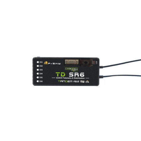 RECEPTOR FRSKY 6CH TD SR6 TANDEM DUAL-BAND SBUS OUT/FBUS/S.PORT