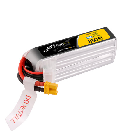GENS ACE TATTU 15.2V 850MAH 95C HV LIPO LONG PACK XT30 PLUG