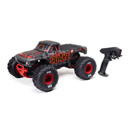 CARRO ARRMA 1/10 QUAKE 223S 2WD BLX MONSTER TRUCK RED ARA3537T1