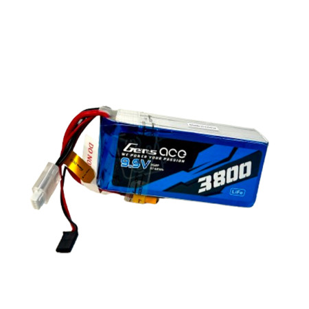 GENS ACE 9.9V 3800MAH 20C LIFE FUTABA/XT60 B-20C-3800-9.9V-3S2P