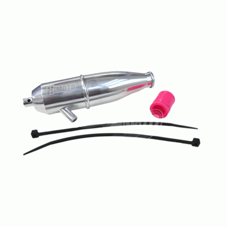 HT 02124 EXHAUST PIPE ALUMIN 1/10 MPO-15