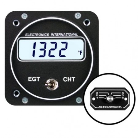 ELECTRONICS INTERNATIONAL EGT/CHT 2-1/4