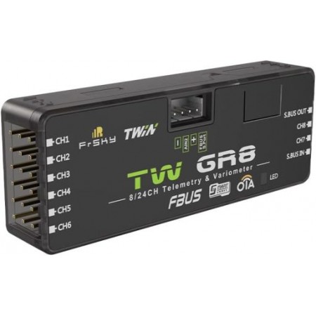 RECEPTOR FRSKY 8CH TW SR8 TWIN 2.4G