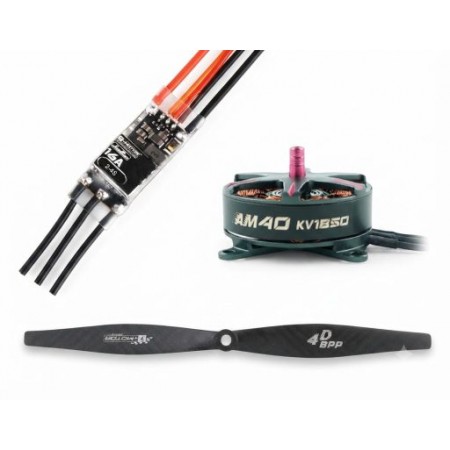 T-MOTOR AM40 4D COMBO 1850KV + AM16A ESC + T8542 HELICE