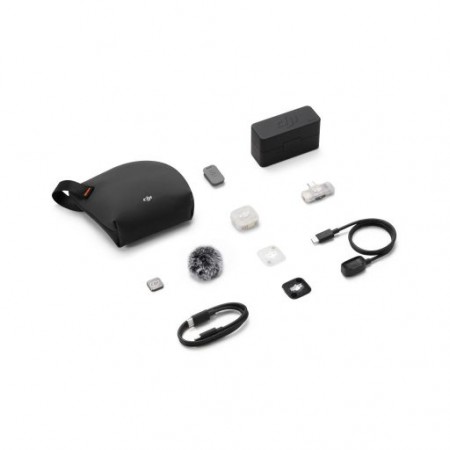 MICROFONE WIRELESS DJI MIC MINI 2S (1 TX + 1 MOBILE RX + CHARGING CASE)