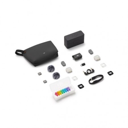 MICROFONE WIRELESS DJI MIC MINI 2S (2 TX + 1 RX + CHARGING CASE)