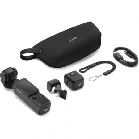 CAMERA ESTABILIZADORA DJI OSMO POCKET 4P STANDARD COMBO (CAIXA FEIA)