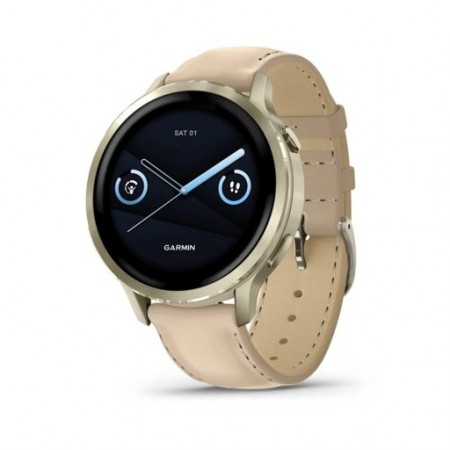 GARMIN WATCH VENU 4 41MM BEIGE W/LUNAR GOLD 010-03013-03